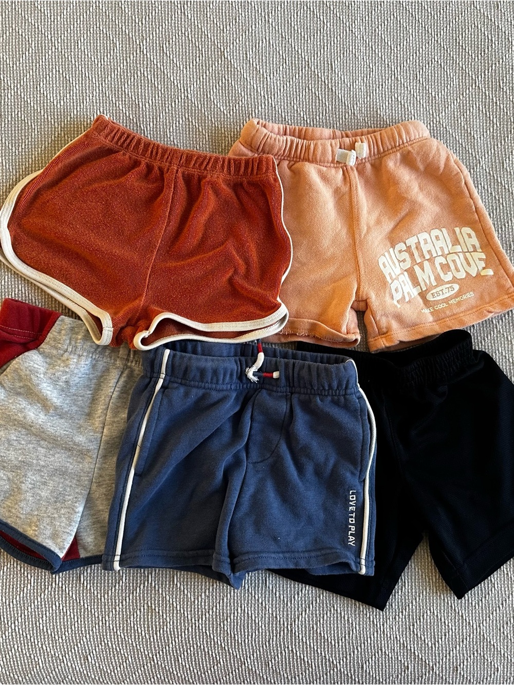 Kids' toddler shorts bundle Zara, Jordan, Cat&Jack